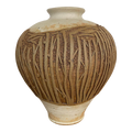 Unknown Artist Signed Studio Pottery Ceramic Vase Tall