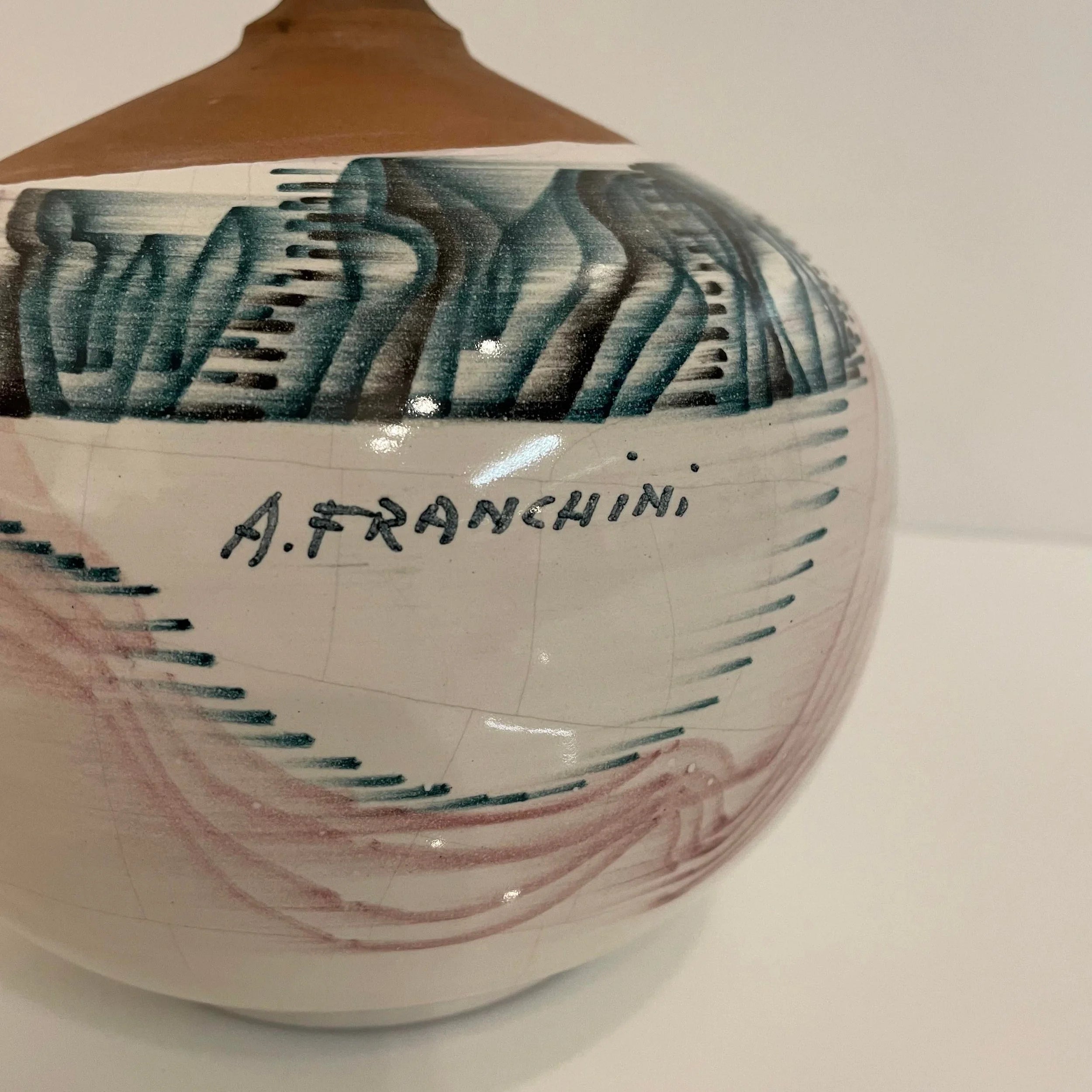 Vintage Antonio Franchini Ceramic Bud Vase