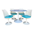 Vintage Eero Saarinen for Knoll, Tulip Chairs and a Tulip Table