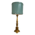 Vintage Italian Style Table Lamp Carved Giltwood Hollywood Regency