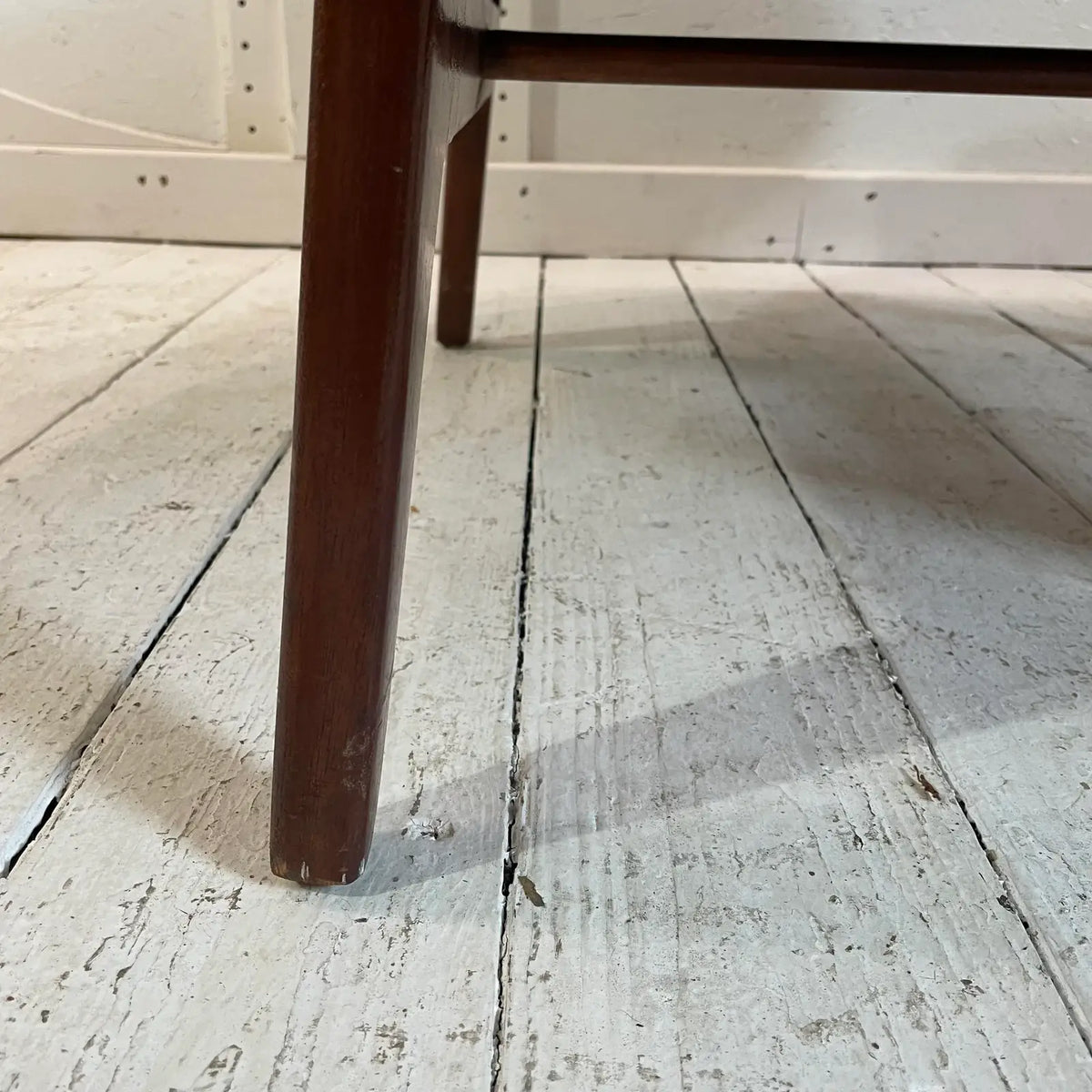 Vintage Jens Risom Designs Walnut Round Coffee Table