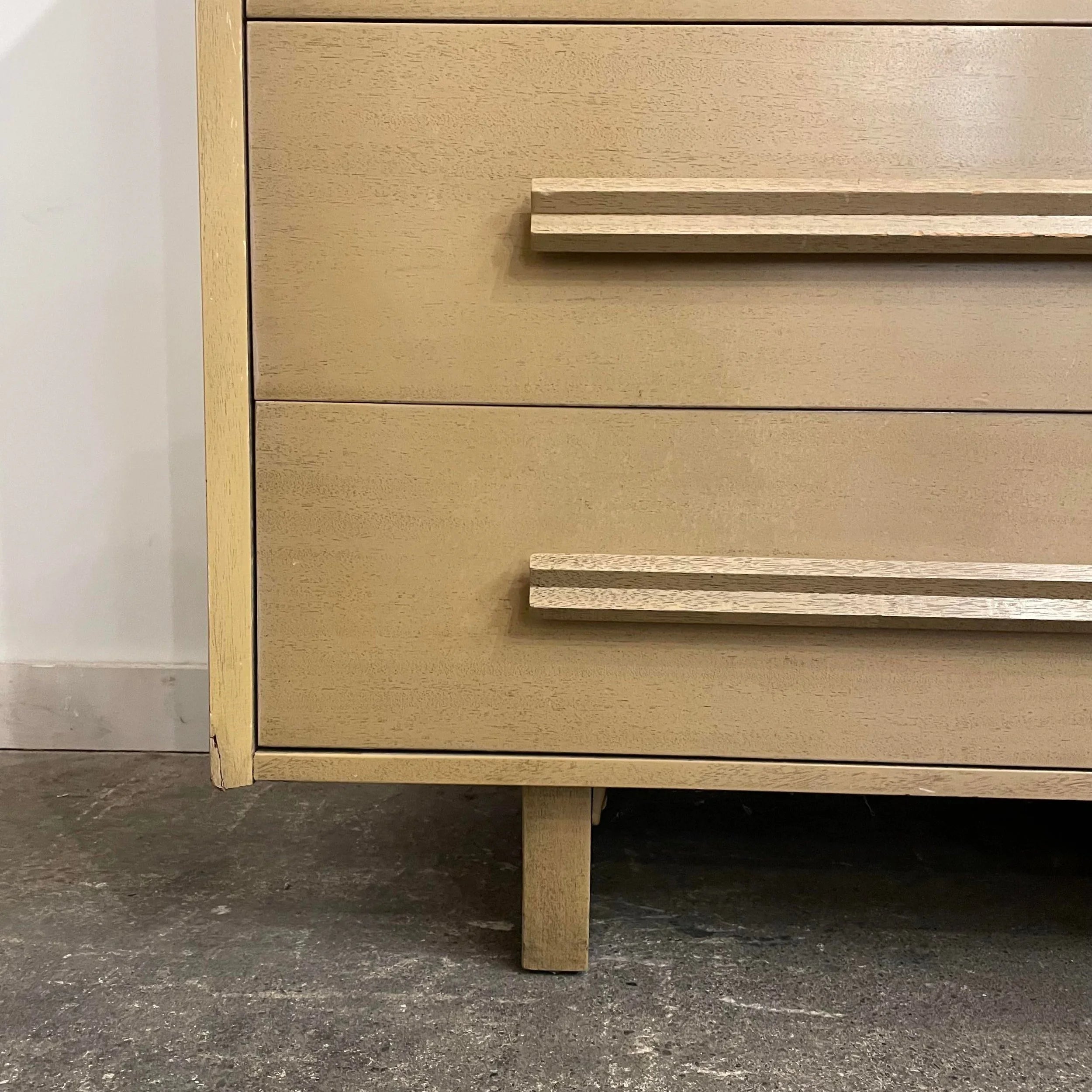 Vintage Mid Century Modern John Stuart Furniture Tall Dresser