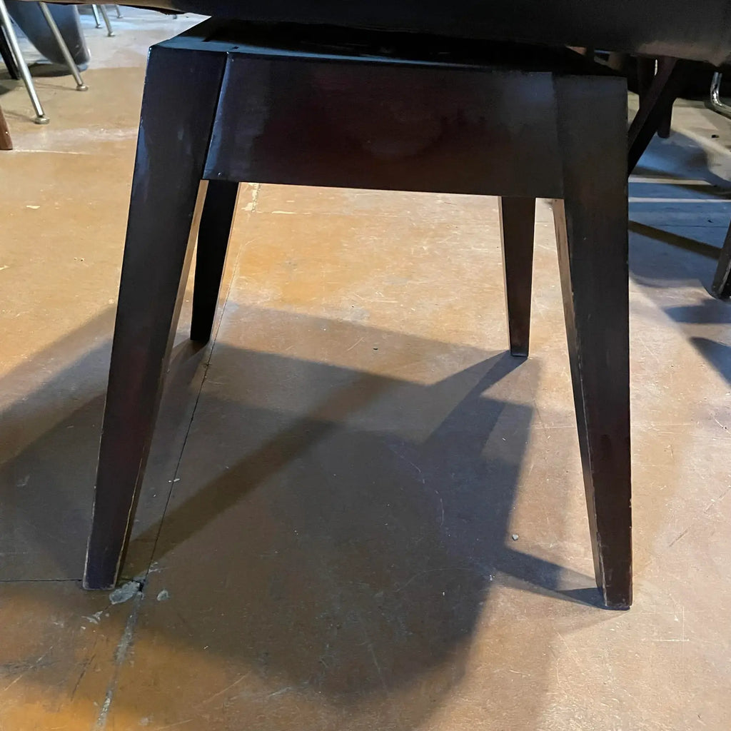 Vintage Mid Century Vinyl Stool Chairs - a Pair