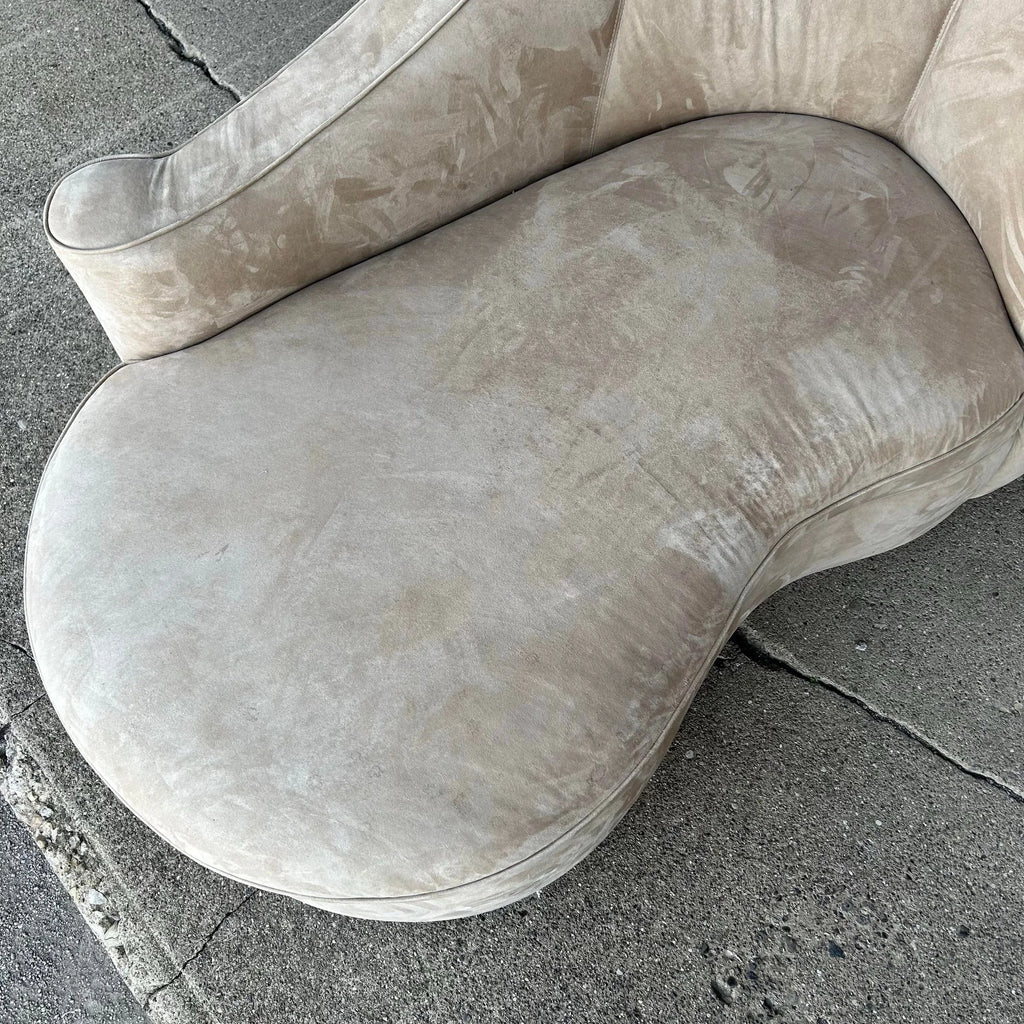 Vladimir Kagan Style Chaise Lounge Post Modern