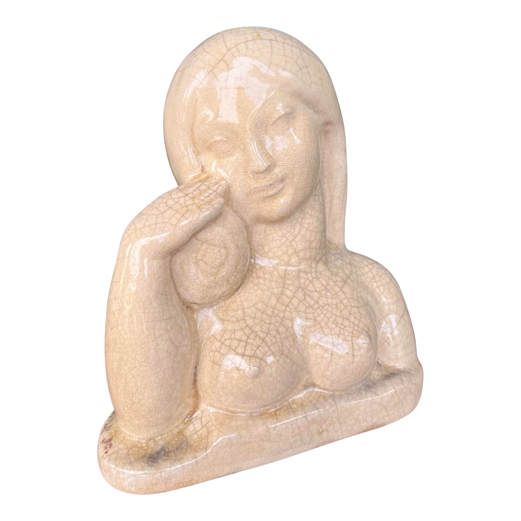 Walter a Sinz n.e. Dyer Ceramic Figure Art Deco Woman