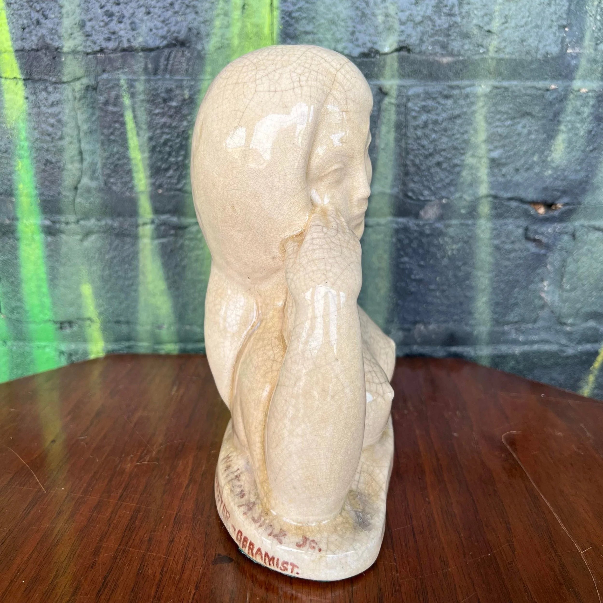 Walter a Sinz n.e. Dyer Ceramic Figure Art Deco Woman