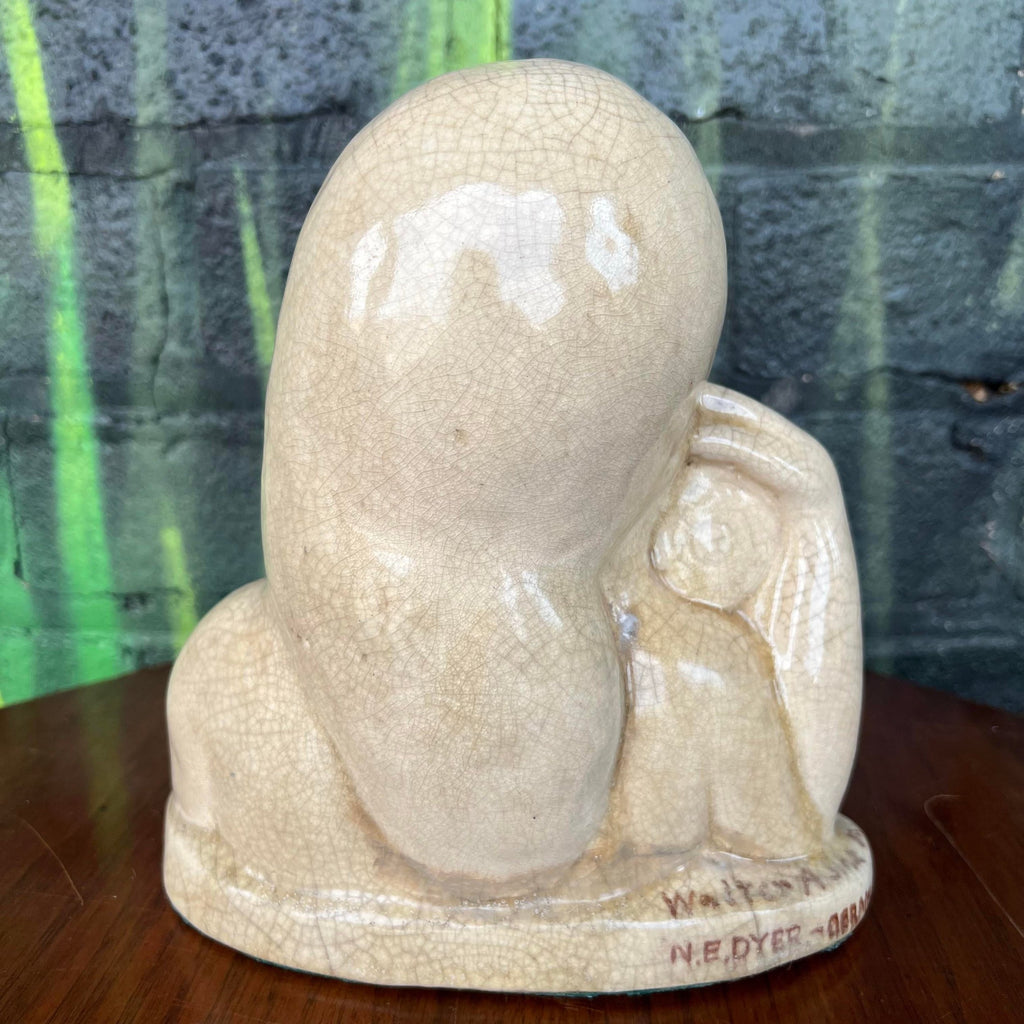 Walter a Sinz n.e. Dyer Ceramic Figure Art Deco Woman