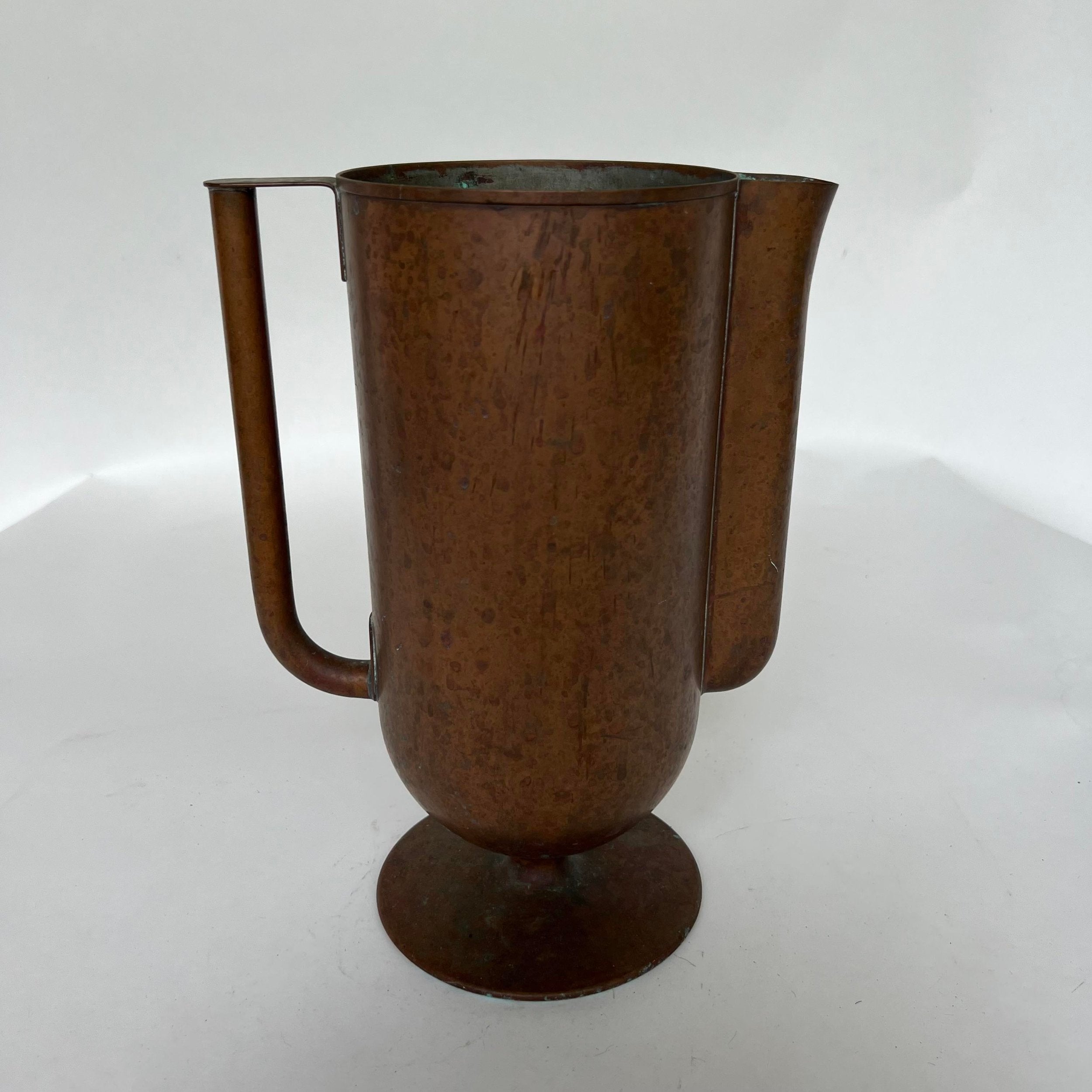 Walter Van Nessen Brass Water Pitcher