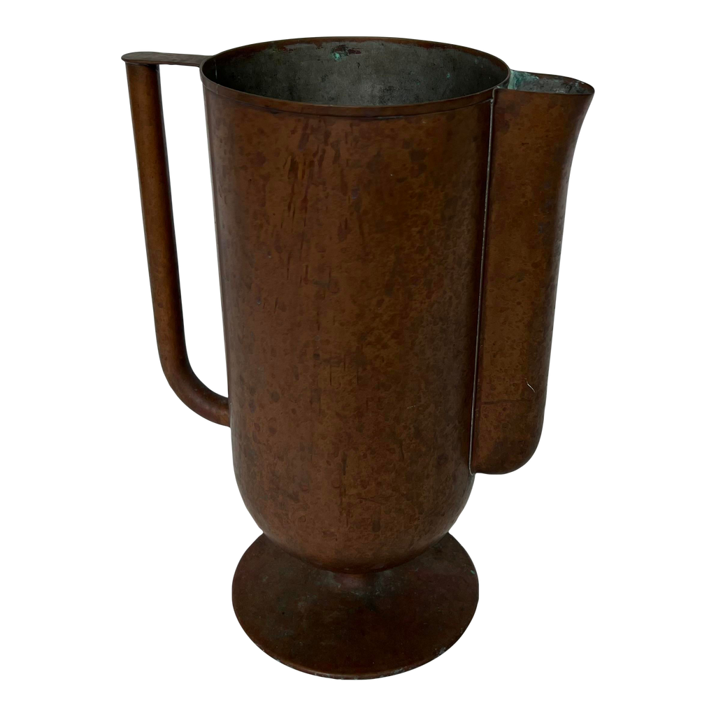 Walter Van Nessen Brass Water Pitcher