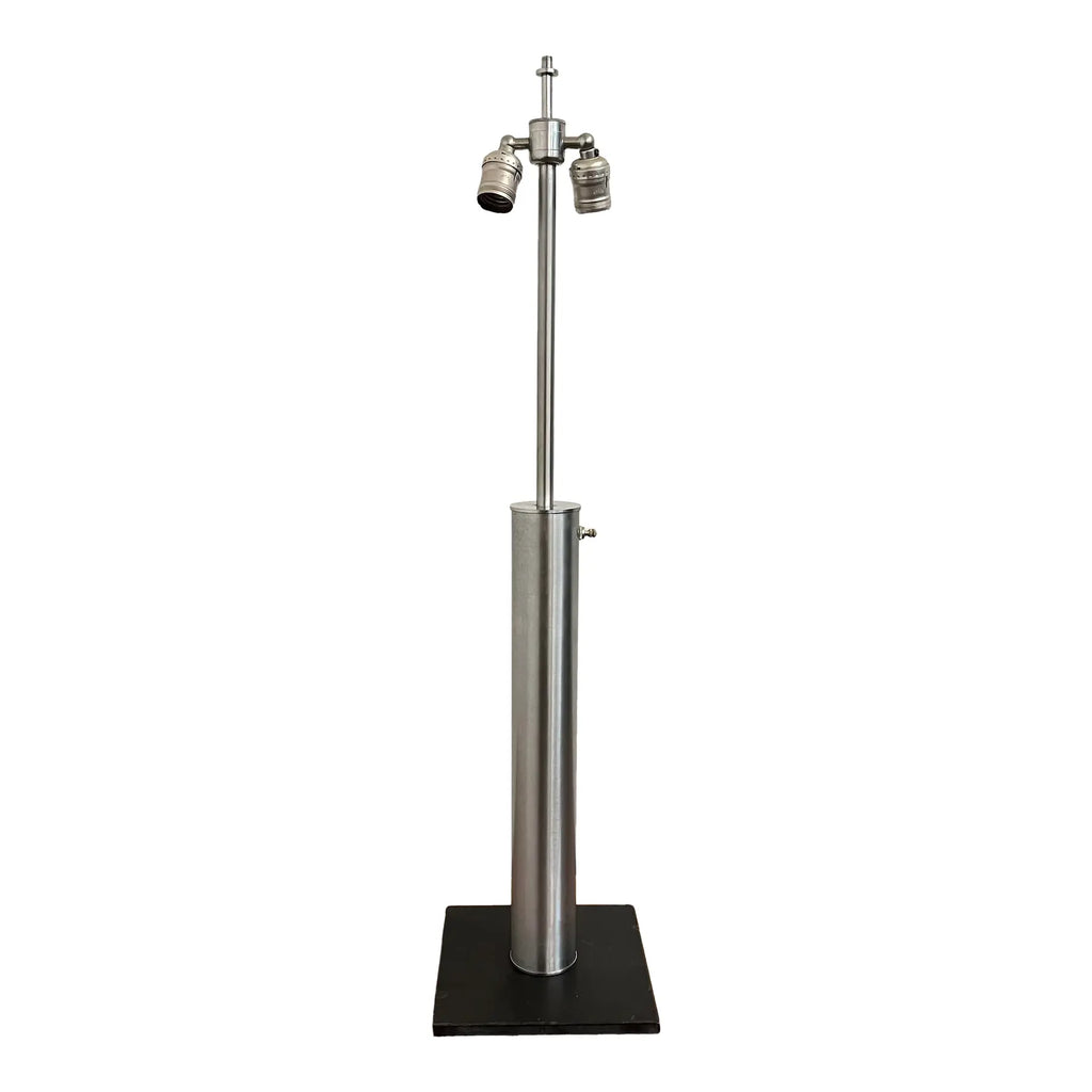 Walter Von Nessen 3-Way Switch Brushed Steel Table Lamp