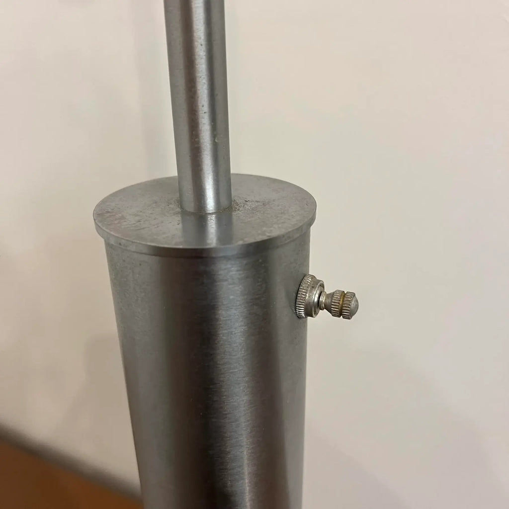 Walter Von Nessen 3-Way Switch Brushed Steel Table Lamp