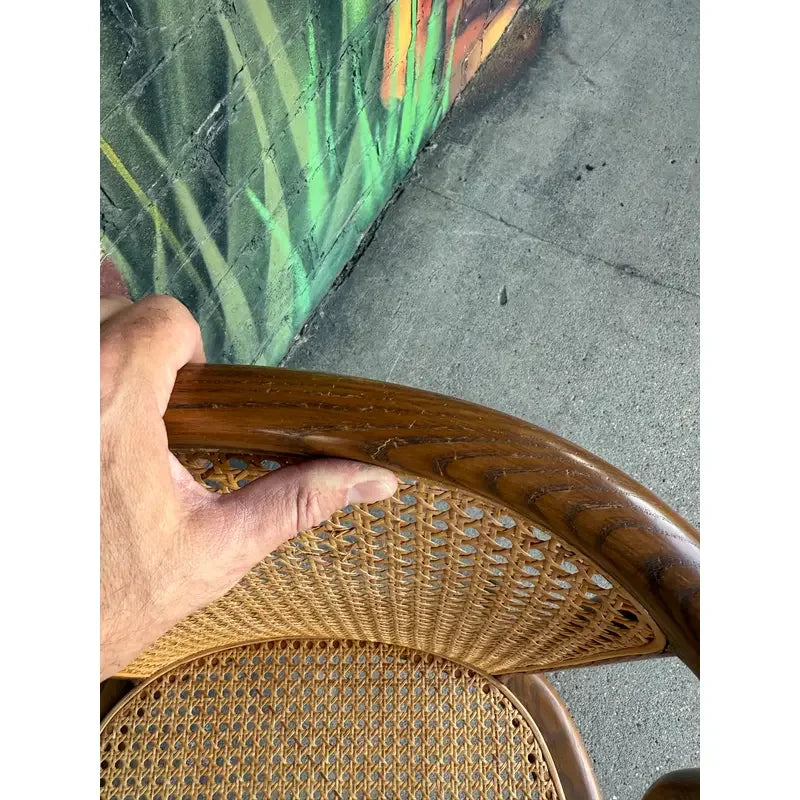Ward Bennett for Brickel Associates Oak Armchair