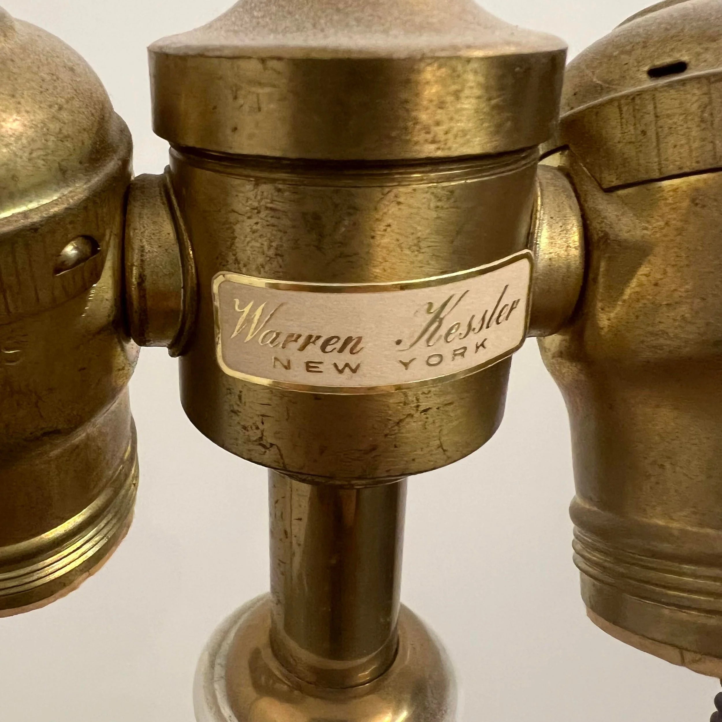 Warren Kessler Brass Floor Lamp