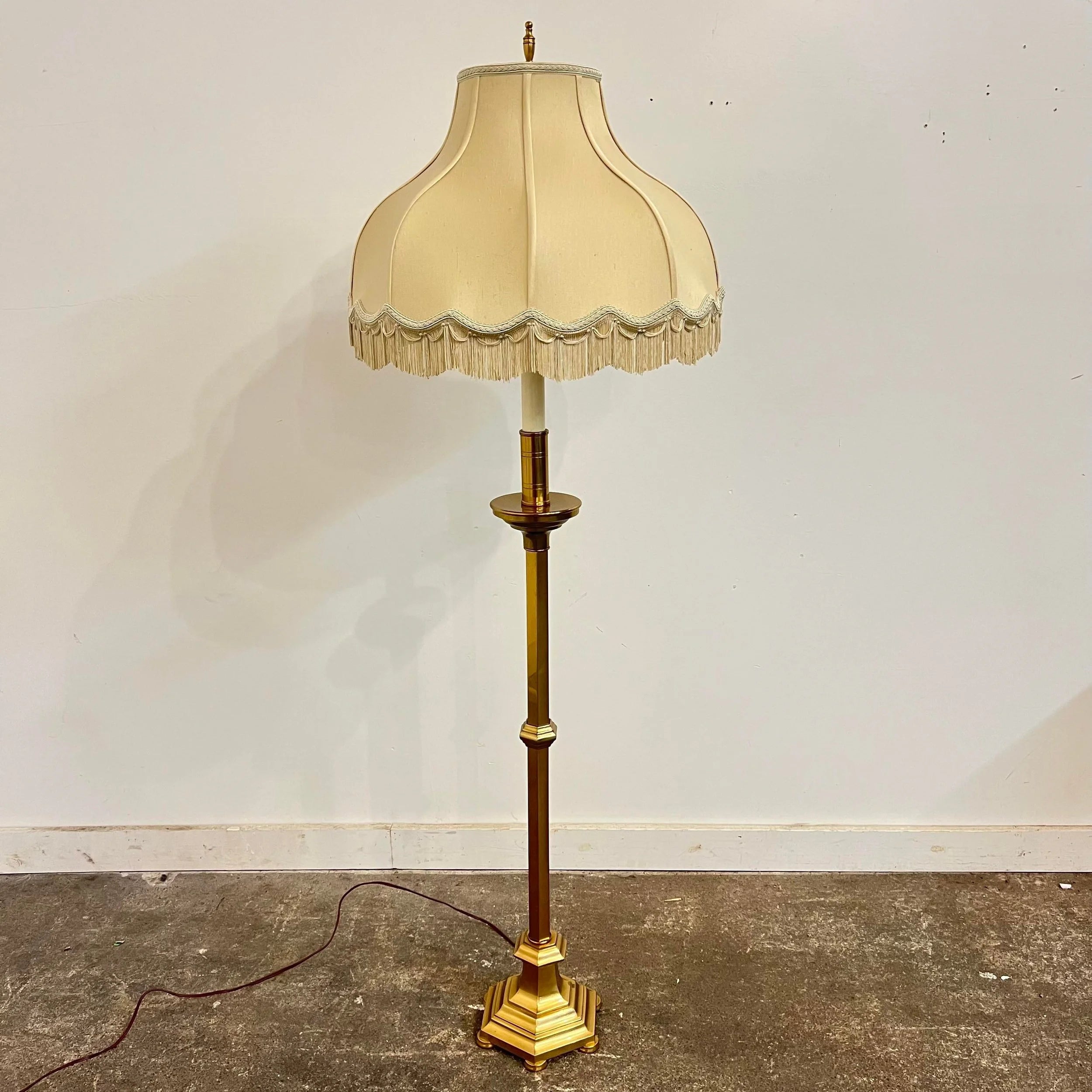 Warren Kessler Brass Floor Lamp
