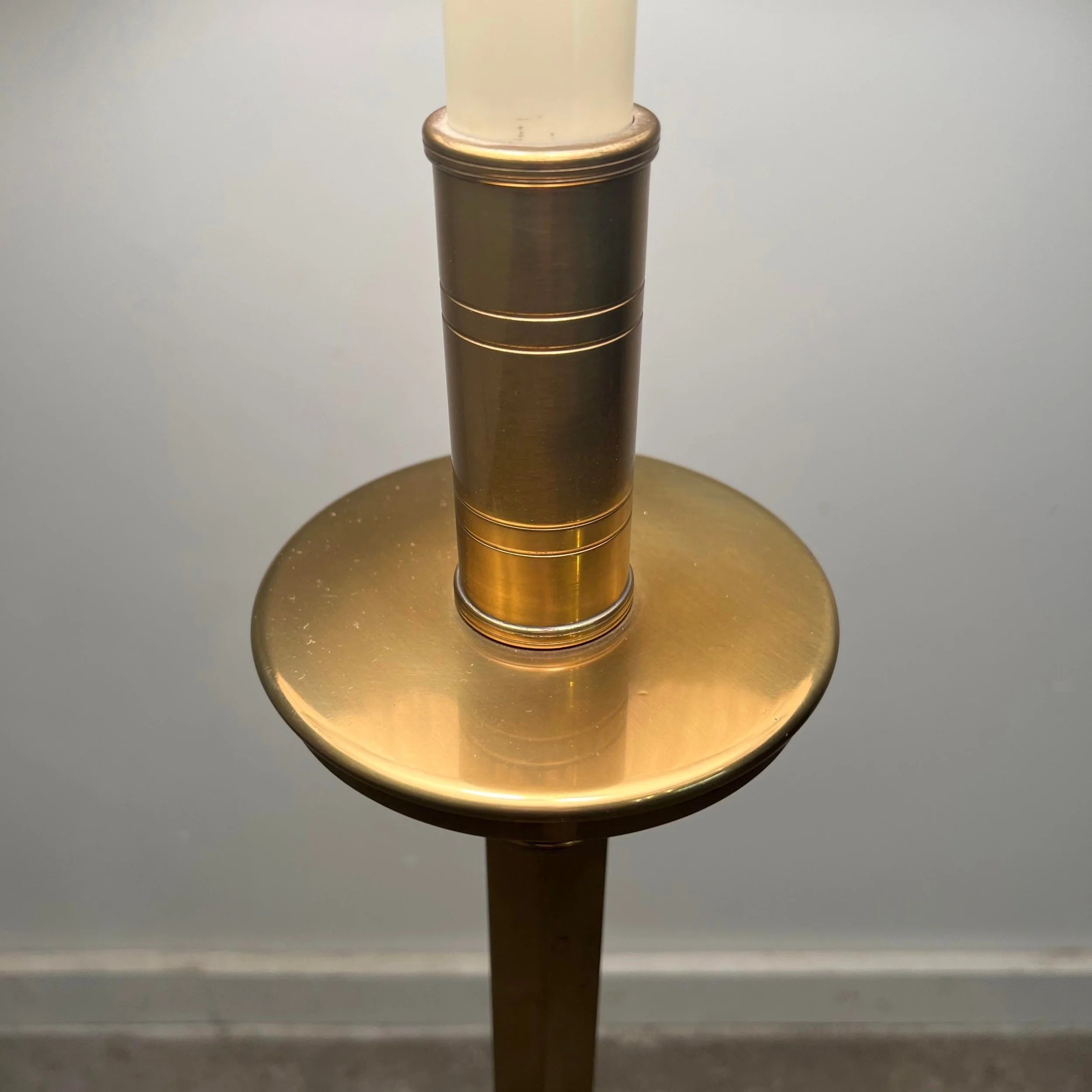 Warren Kessler Brass Floor Lamp