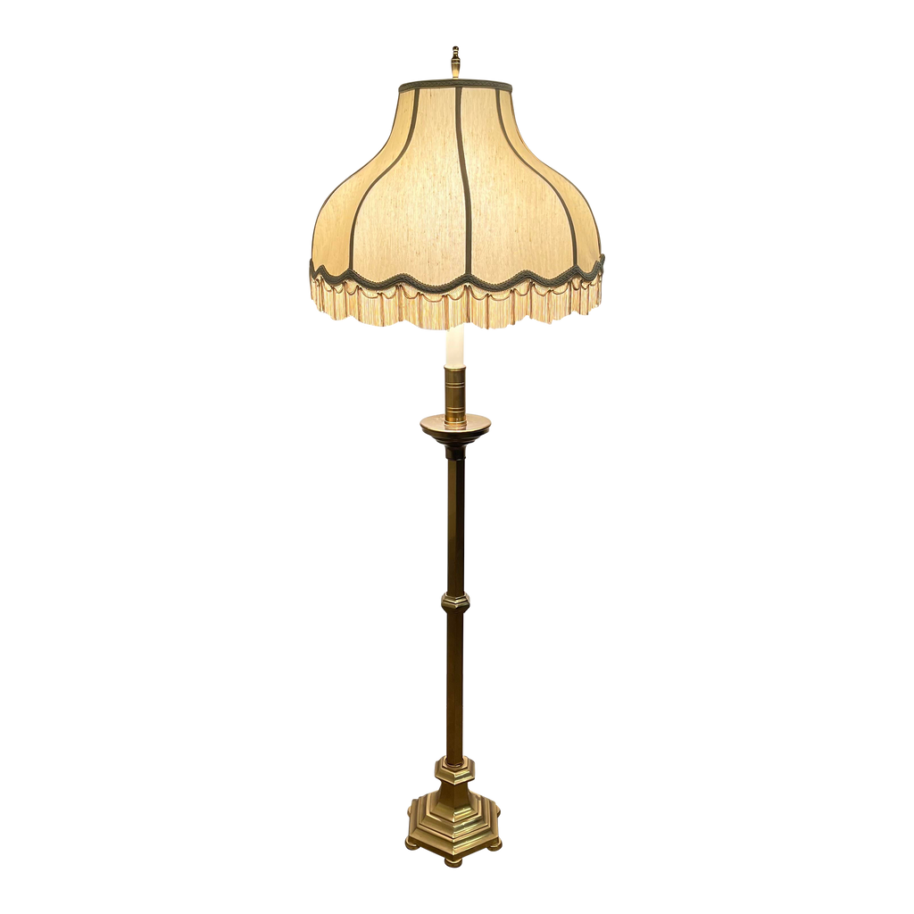 Warren Kessler Brass Floor Lamp