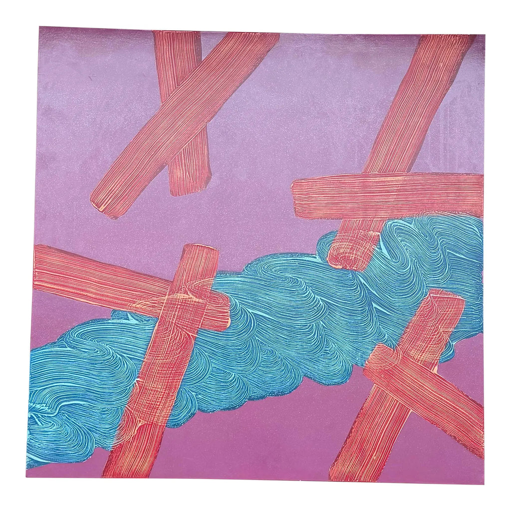 “Well Above” 1982 Charles Emery Powell Abstract Painting