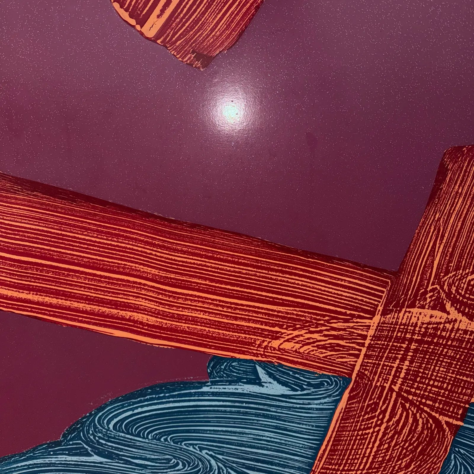 “Well Above” 1982 Charles Emery Powell Abstract Painting