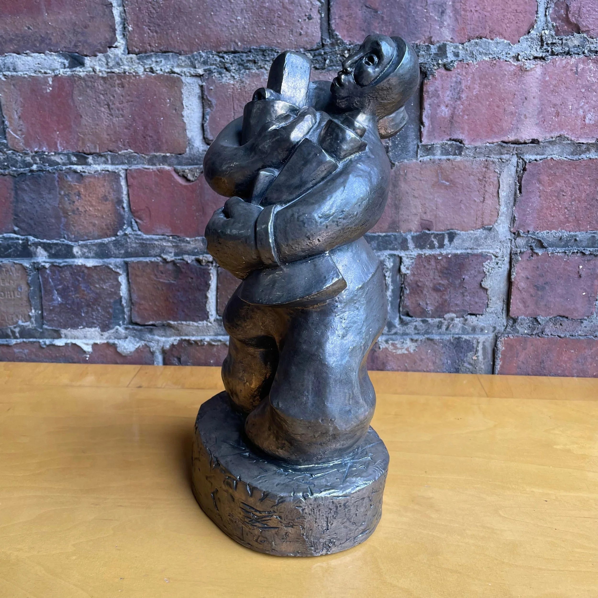 Woman Carrying Items Sculpture by Carole Shultz 1974 83/250