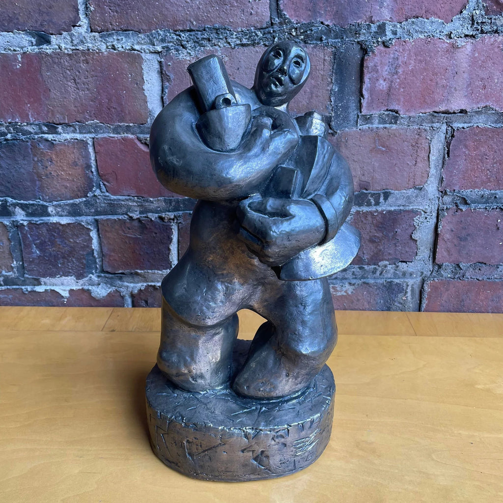 Woman Carrying Items Sculpture by Carole Shultz 1974 83/250