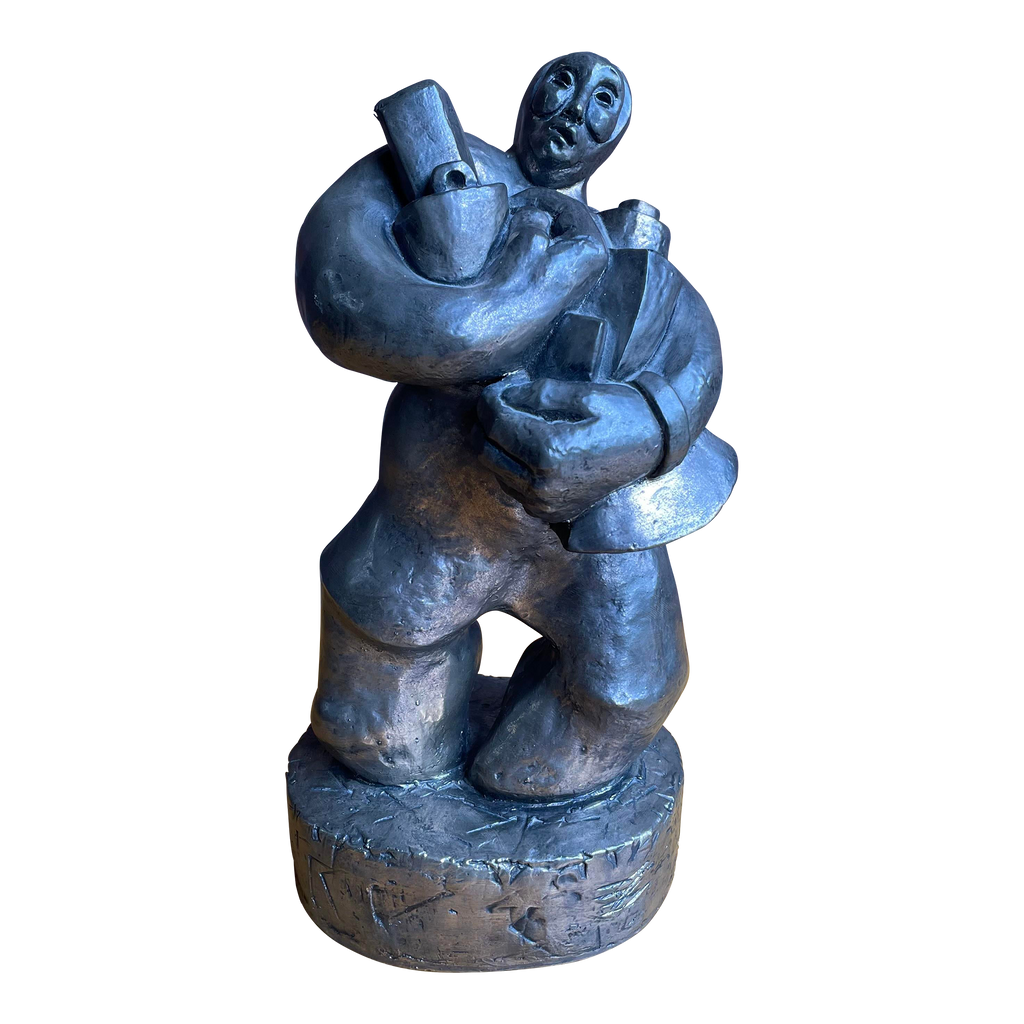 Woman Carrying Items Sculpture by Carole Shultz 1974 83/250