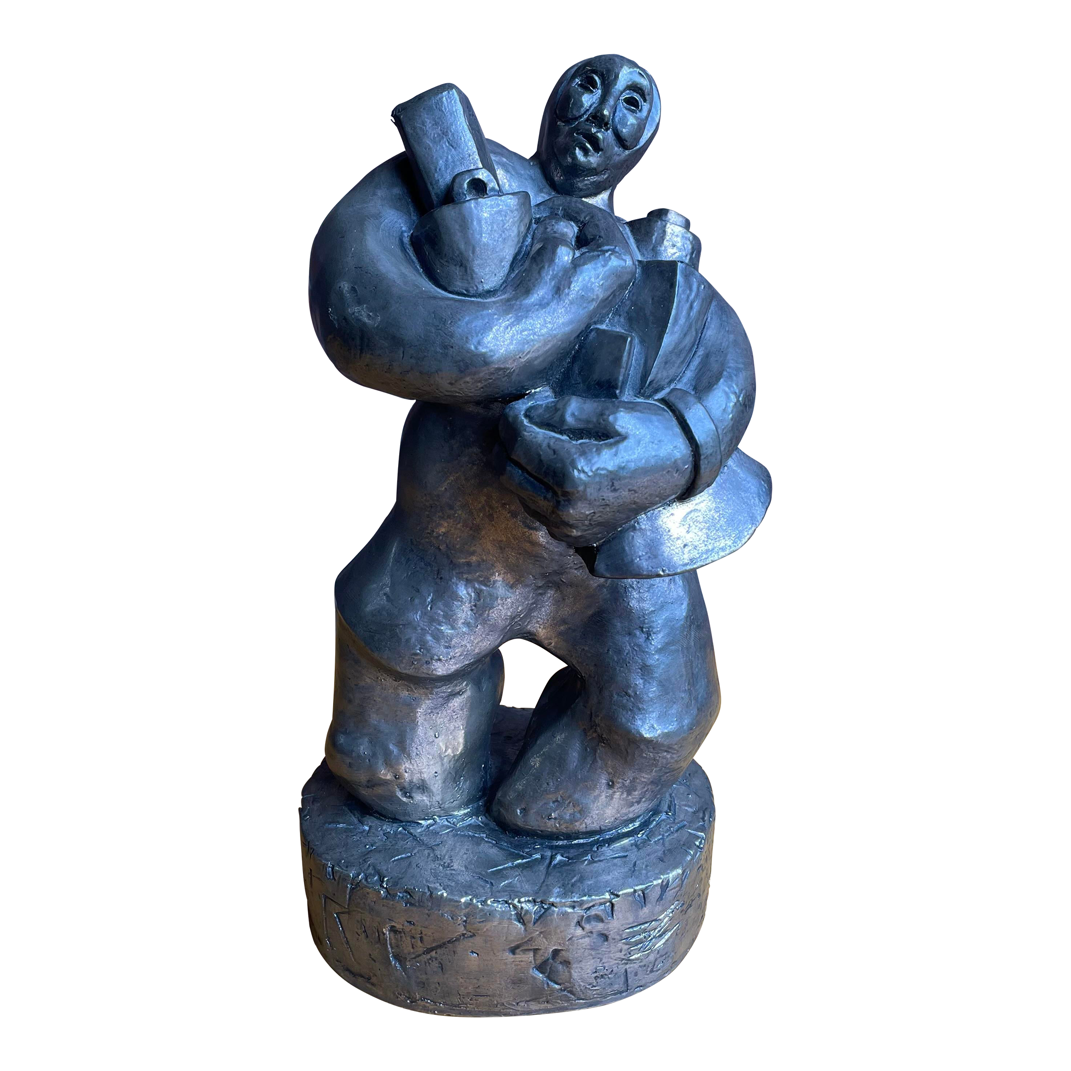 Woman Carrying Items Sculpture by Carole Shultz 1974 83/250