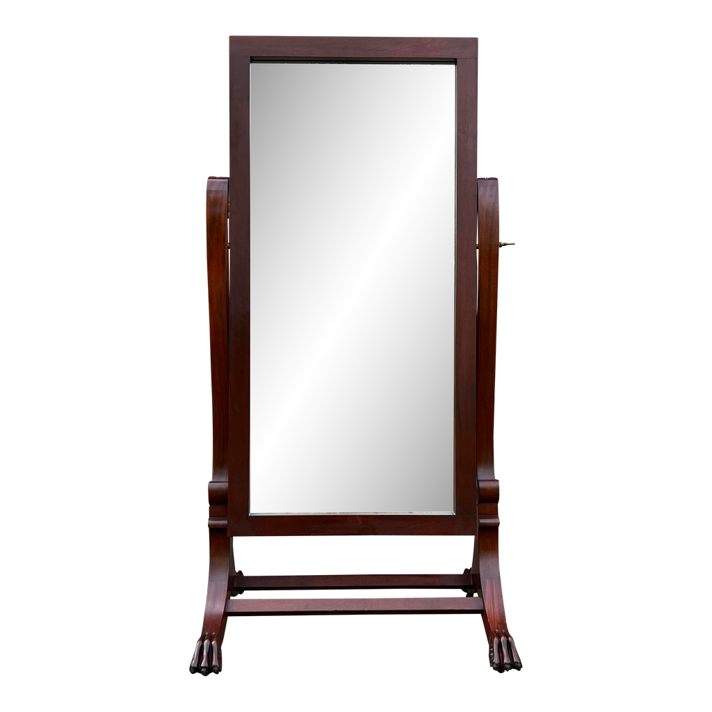 Wooden Cheval Mirror
