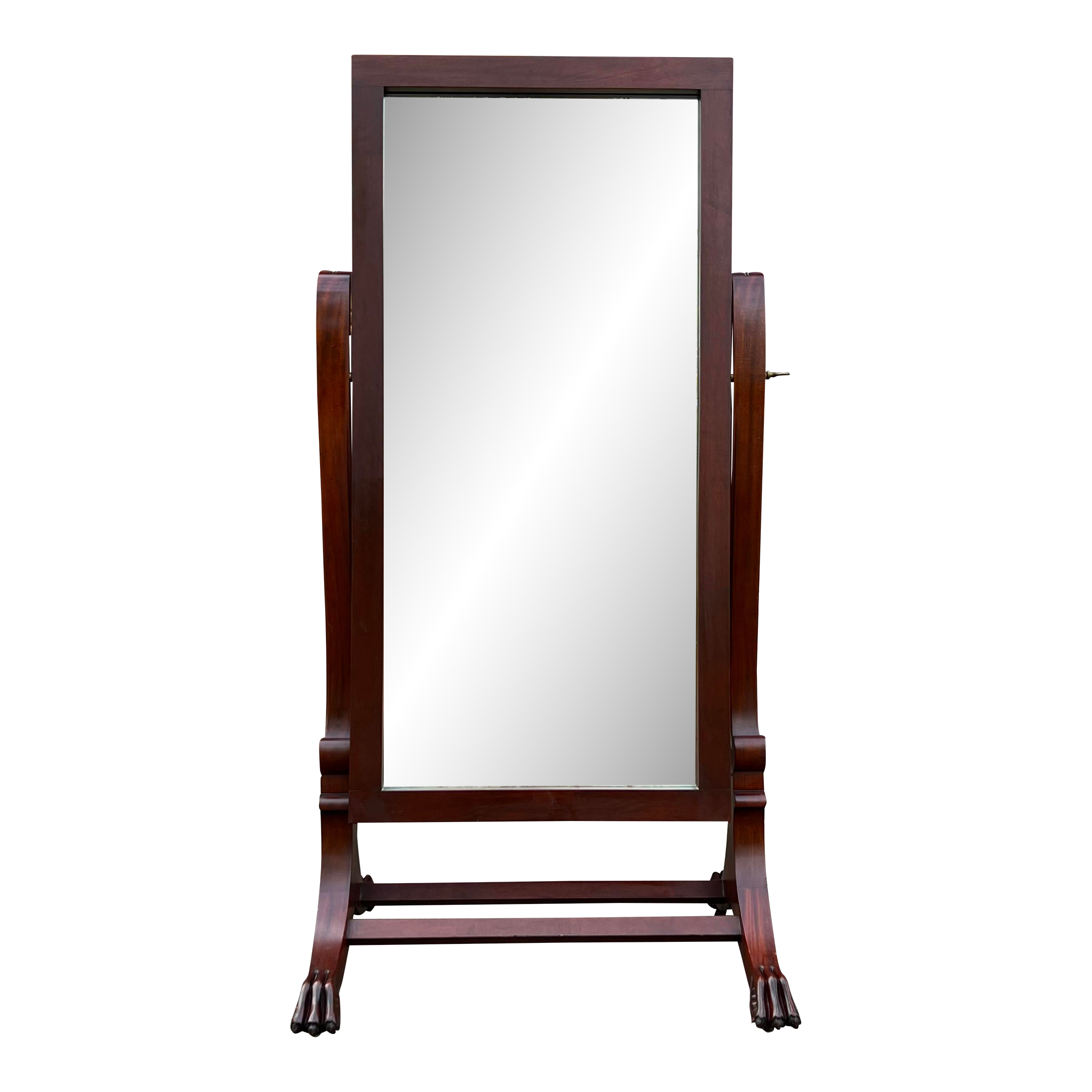 Wooden Cheval Mirror