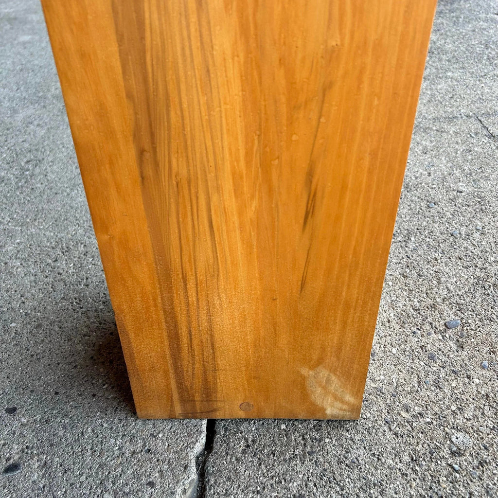 Wooden Sculpture by W. Moore 1977 “#7 Seated Figure”