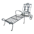 Wrought Iron Salterini Chaise Patio Lounge Chair